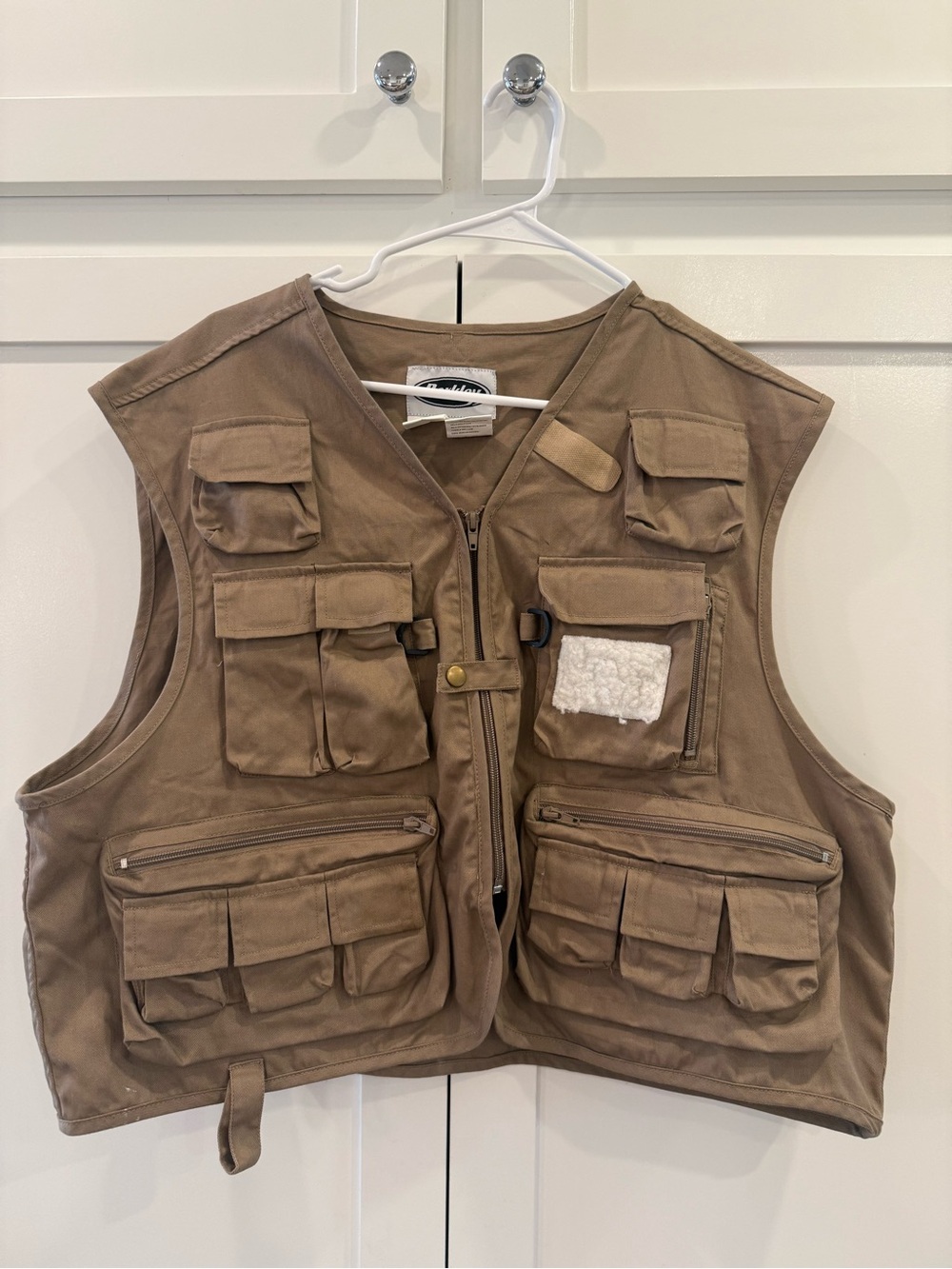 Berkley XL Khaki Fishing Utility Vest Multi Pocket Outdoor Hunting